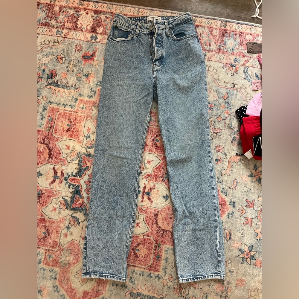 Abercrombie & Fitch High Rise Blue Jeans